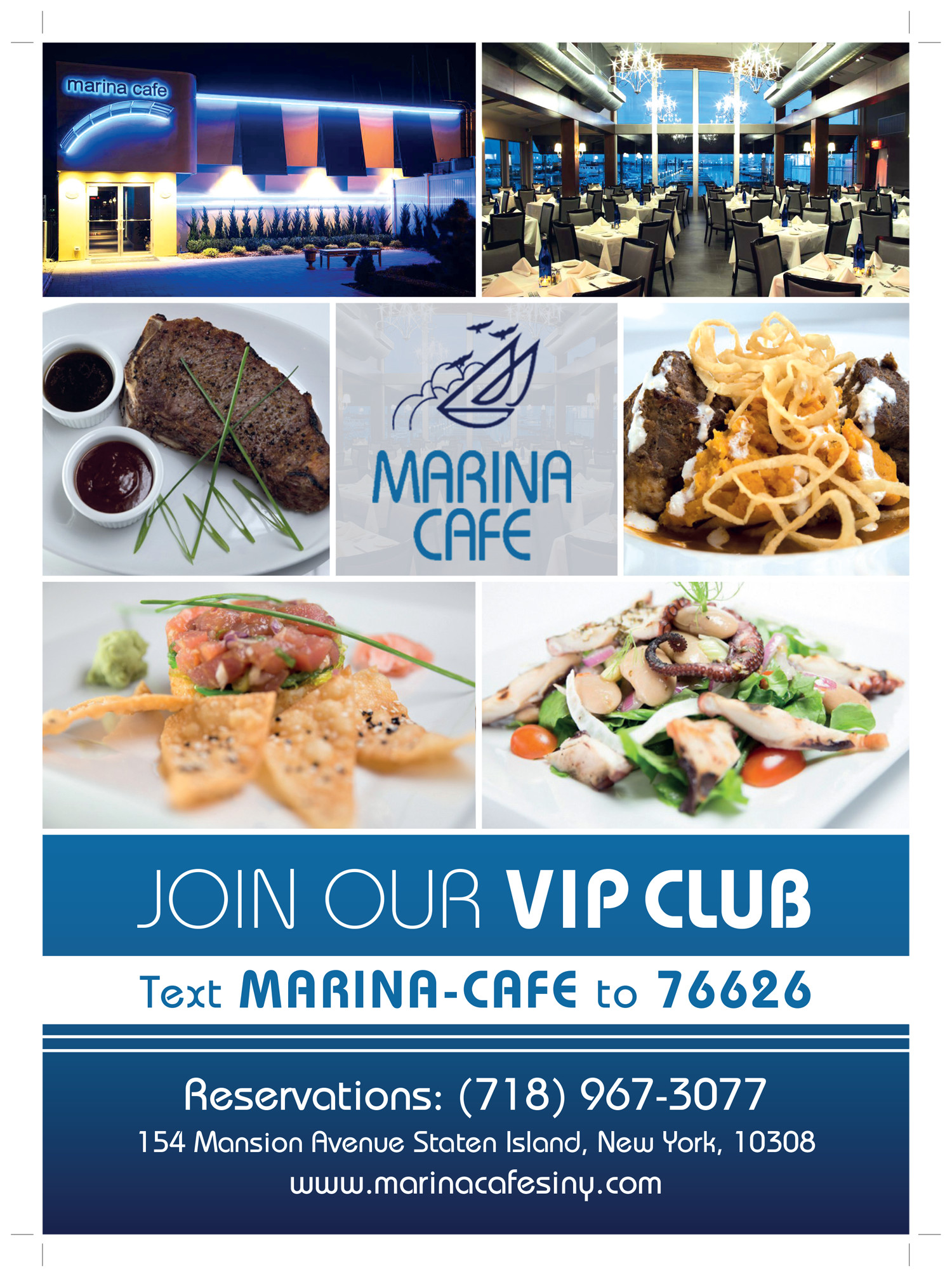 Join The Marina Cafe VIP Club